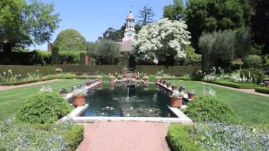 Filoli Estate, Wood Side, California 'da Çiçekler ve Bahçeler