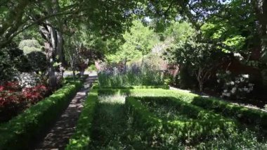 Filoli Estate, Wood Side, California 'da Çiçekler ve Bahçeler