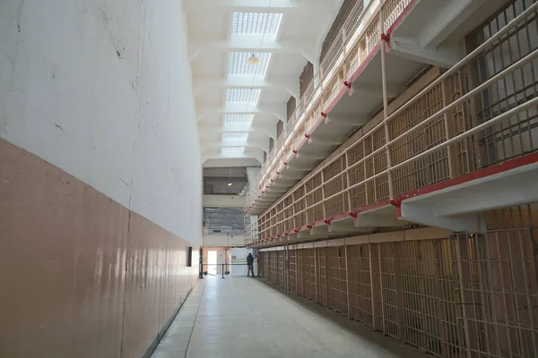 Фотографии Острова Алькатрас Тюрьмы Заливе Сан Франциско — стоковое фото