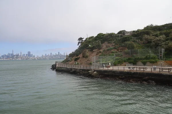 Alcatraz Adası Nın Fotoğrafları San Francisco Körfezi Ndeki Hapishane Fotoğrafları — Stok fotoğraf