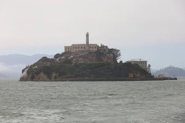 Alcatraz Adası Nın Fotoğrafları San Francisco Körfezi Ndeki Hapishane Fotoğrafları — Stok fotoğraf