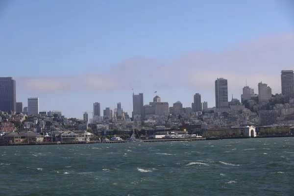 Zdjęcie Miasta San Francisco Promu Alcatraz — Zdjęcie stockowe