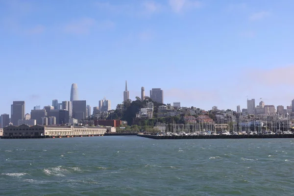 Zdjęcie Miasta San Francisco Promu Alcatraz — Zdjęcie stockowe