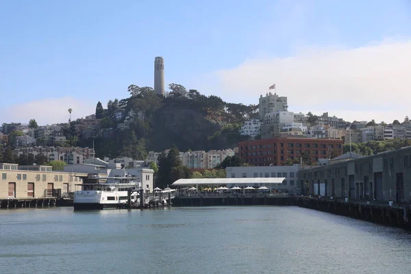 Foto Von San Francisco Von Der Fähre Nach Alcatraz — Stockfoto