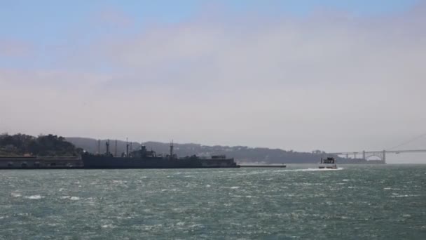 Ferrry São Francisco Para Alcatrazisland — Vídeo de Stock