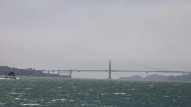 Ferrry San Franciska Alcatrazisland — Stock video