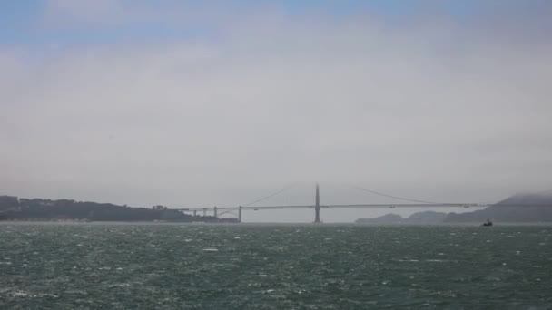 Ferrry San Franciska Alcatrazisland — Stock video