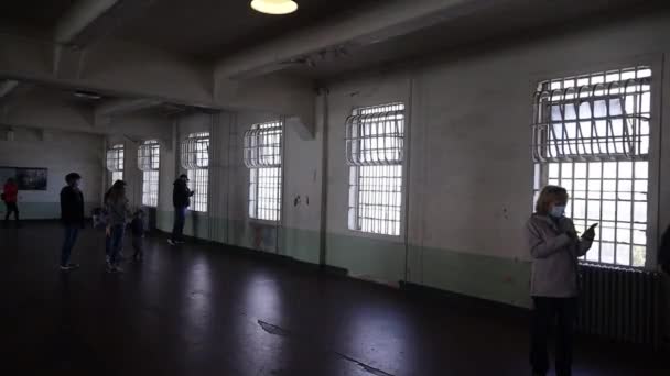 Alcatraz Kaliforniya 2021 Alcatraz Adası Federal Hapishane — Stok video