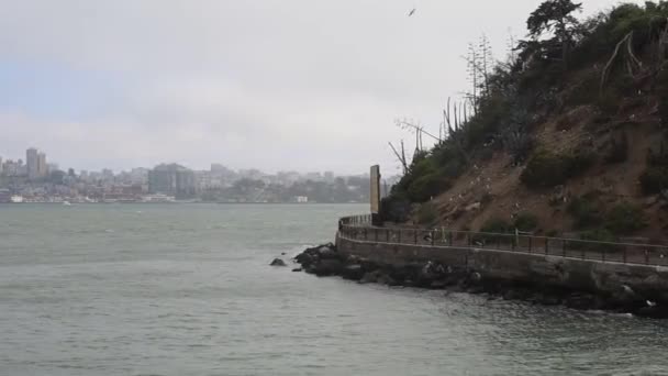 Ferrry San Francisco Alcatrazisland — Stock Video