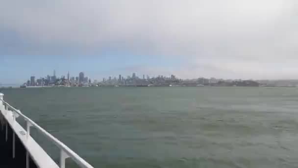 Ferrry São Francisco Para Alcatrazisland — Vídeo de Stock