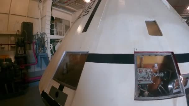 2021 Alameda California Uss Hornissen Luft Und Raumfahrtmuseum — Stockvideo