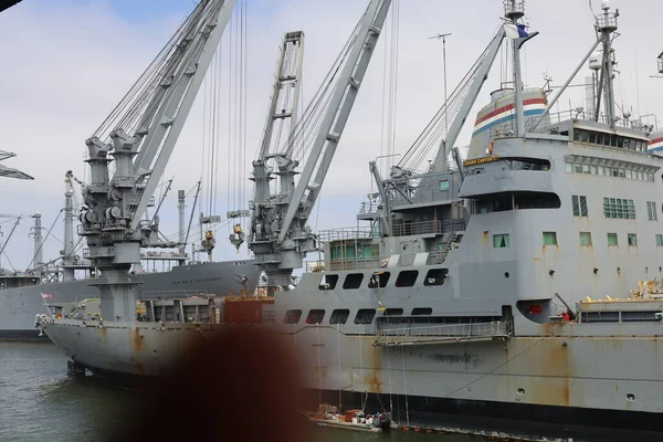 Uss Hornet Lucht Ruimtemuseum — Stockfoto