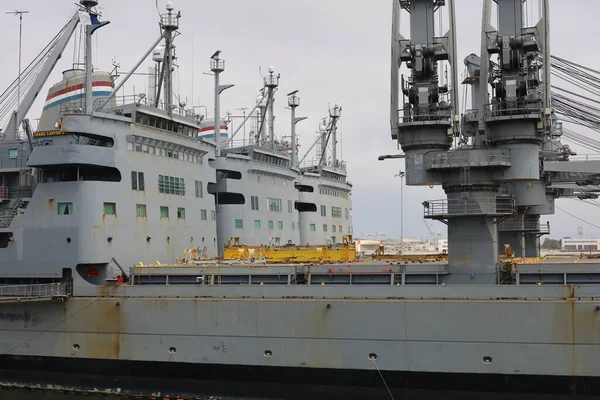 Uss Hornet Lucht Ruimtemuseum — Stockfoto