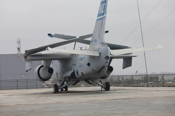 Uss Hornet Museu Aéreo Espacial — Fotografia de Stock