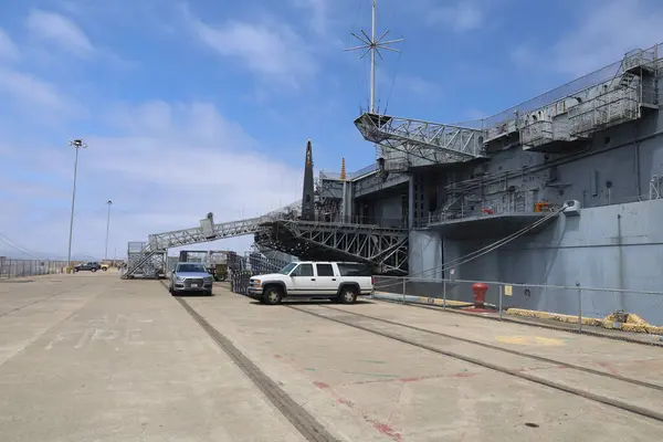 Uss Hornet Lucht Ruimtemuseum — Stockfoto