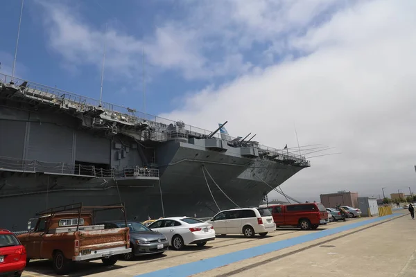 Uss Hornet Lucht Ruimtemuseum — Stockfoto