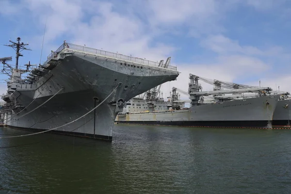 Uss Hornet Lucht Ruimtemuseum — Stockfoto