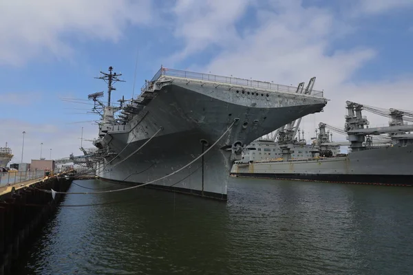 Uss Hornet Lucht Ruimtemuseum — Stockfoto