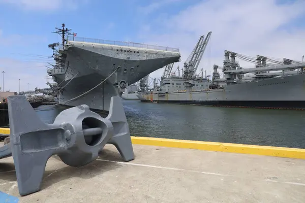 Uss Hornet Lucht Ruimtemuseum — Stockfoto