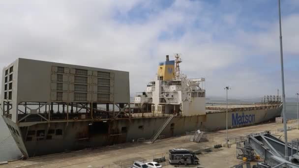 2021 Alameda California Uss Hornissen Luft Und Raumfahrtmuseum — Stockvideo