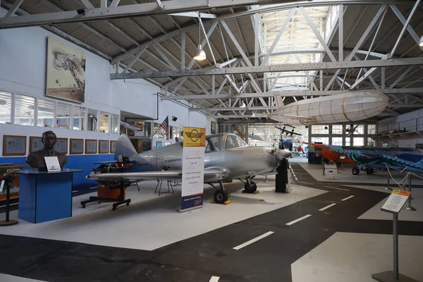 Oakland Kalifornie 2021 Letecké Muzeum Oaklandu Kalifornie Kluzák Displeji — Stock fotografie