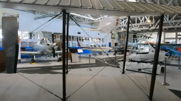2021 Oakland Kalifornien Oakland Aviation Museum — Stockvideo