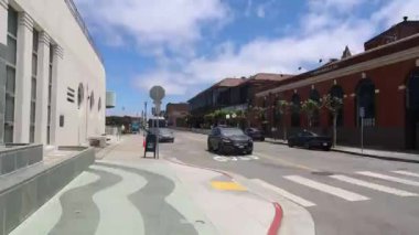 5-10-2021: San Francisco, California: San Francisco sokakları, Denizcilik Müzesi dışında