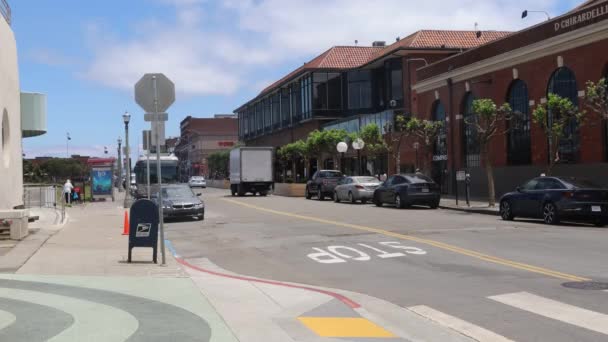 2021 San Francisco Kalifornien Straßen Von San Francisco Vor Dem — Stockvideo