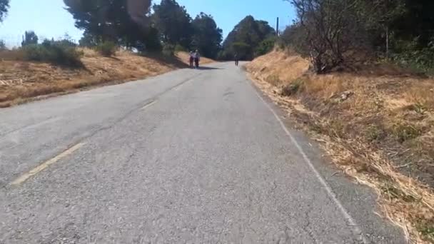 2021 San Mateo California Pista Ciclabile Saywer Campo — Video Stock