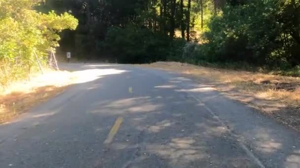 2021 San Mateo California Pista Ciclabile Saywer Campo — Video Stock