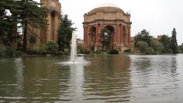 Paleis Voor Schone Kunsten San Francisco Californië — Stockvideo