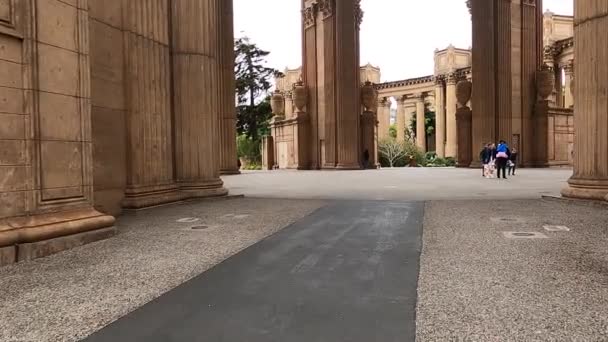 Palazzo Delle Belle Arti San Francisco California — Video Stock