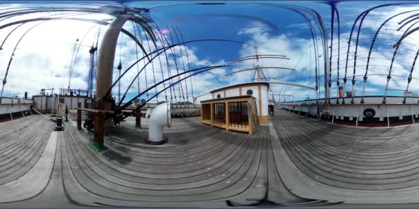 2021 Museum Maritim San Francisco 360 — Stok Video