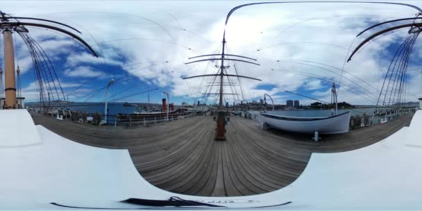 2021 Морський Музей Сан Франциско 360 — стокове відео