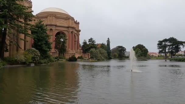 Palace Fine Arts San Francisco California — Stock Video