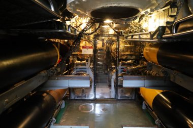 5-21-2021: San Francisco, California: USS Pompanito, Amerikan denizaltısı