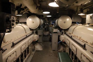 5-21-2021: San Francisco, California: USS Pompanito, Amerikan denizaltısı