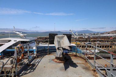 7-21-2021: Richmond California: USS Red Oak Zaferi, İkinci Dünya Savaşı gemisi