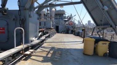 6-1-2021: San Francisco, California: USS Jeremy O Brian Balıkçının Rıhtımında