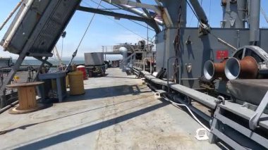 6-1-2021: San Francisco, California: USS Jeremy O Brian Balıkçının Rıhtımında