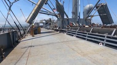 6-1-2021: San Francisco, California: USS Jeremy O Brian Balıkçının Rıhtımında