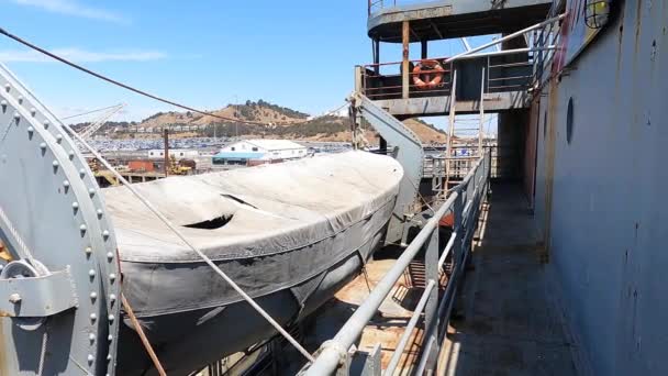 2021 Richmond Califórnia Uss Red Oak Victory — Vídeo de Stock