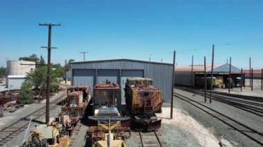 8-1-2021: Suisun, California: Tren Müzesi