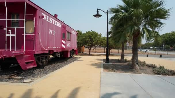 2021 Fremont California Estación Tren Niles Fremont — Vídeos de Stock