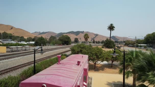 2021 Фримонт Калифорния Железнодорожная Станция Найлс Фримонт — стоковое видео