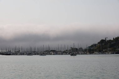 8 / 15 / 2021: Sausalito California: Sausalito 'dan Mathew Turner teknesiyle denize açılmak. Melek Adası 'nda, Alcatraz' da, Tiburon 'da, Golden Gate Köprüsü' nde ve Bay Bridge 'de dolaştım.
