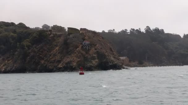 2021 Sausalito California Sail Sausalito Tiburon Angel Island Alcatraz Island — Stock Video