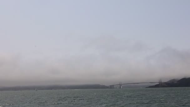 2021 Sausalito Kalifornien Fahrt Von Sausalito Nach Tiburon Engelinsel Alcatraz — Stockvideo