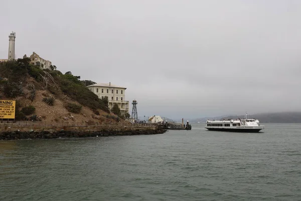 2021 Sausalito California Navega Sausalito Tiburón Isla Ángel Isla Alcatraz — Foto de Stock