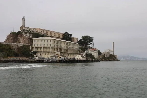 2021 Sausalito California Navega Sausalito Tiburón Isla Ángel Isla Alcatraz — Foto de Stock
